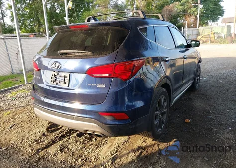 2017 Hyundai Santa Fe Sport 2.0T Ultimate из США, поврежденный, VIN 5XYZW4LA6HG420787